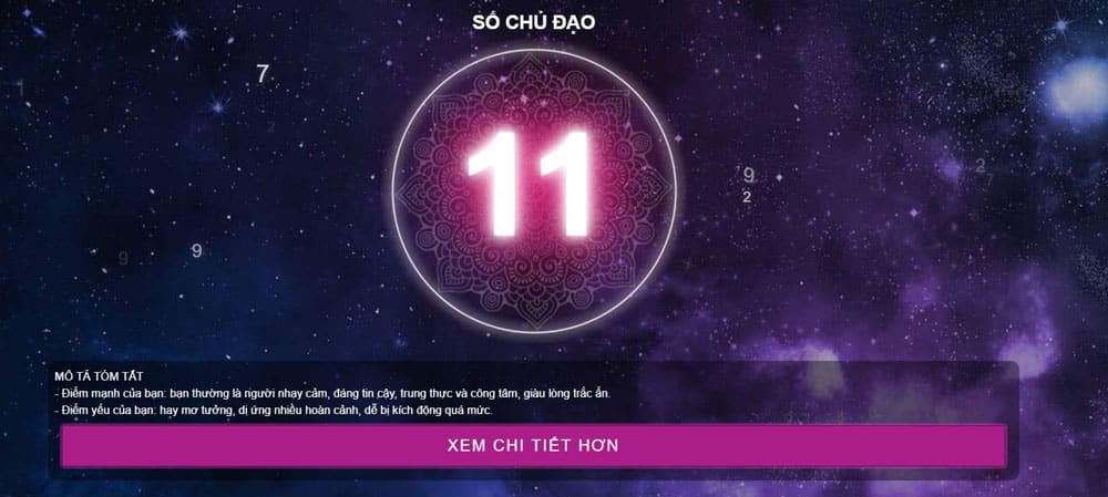 tra cứu thần số học