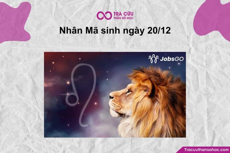 Nhân Mã sinh ngày 20/12 – Người nhạy cảm, trực giác và giàu lòng nhân ái Nhân Mã sinh ngày 20/12 – Người nhạy cảm, trực giác và giàu lòng nhân ái