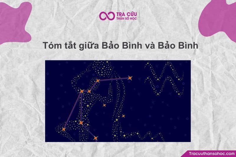 Tóm tắt giữa Bảo Bình và Bảo Bình Tóm tắt giữa Bảo Bình và Bảo Bình