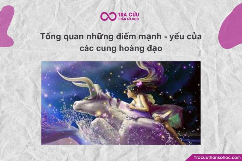 Dưới đây là tổng quan về điểm mạnh – yếu của 12 cung hoàng đạo Dưới đây là tổng quan về điểm mạnh – yếu của 12 cung hoàng đạo