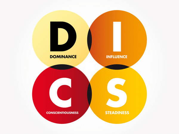 DISC tập trung chủ yếu vào bốn loại hành vi chiếm ưu thế