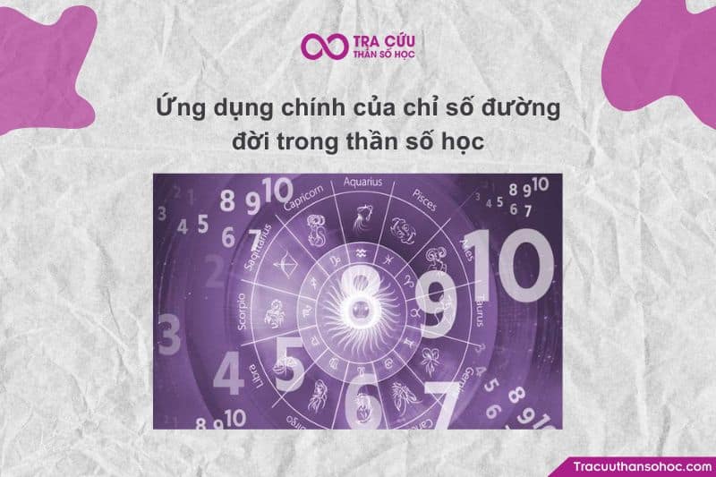 Ứng dụng chính của chỉ số đường đời trong thần số học Ứng dụng chính của chỉ số đường đời trong thần số học