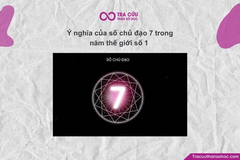 Số chủ đạo 7 và Năm thế giới số 1 (2026) tạo ra một hành trình khá thú vị Số chủ đạo 7 và Năm thế giới số 1 (2026) tạo ra một hành trình khá thú vị