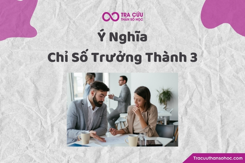 Chỉ số Trưởng Thành 3 là chỉ số cho thấy khi càng trưởng thành, một người càng được thúc đẩy phát triển năng lượng của sự sáng tạo, giao tiếp, biểu đạt bản thân, niềm vui và khả năng truyền cảm hứng. Chỉ số Trưởng Thành 3 là chỉ số cho thấy khi càng trưởng thành, một người càng được thúc đẩy phát triển năng lượng của sự sáng tạo, giao tiếp, biểu đạt bản thân, niềm vui và khả năng truyền cảm hứng.